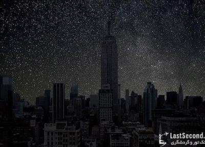 در خاموشی مطلق شهر، آسمان شب به چه شکل خواهد بود؟