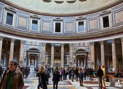 معبد پانتئون؛از حیرت انگیزترین و قدیمی ترین معبدهای رم، عکس