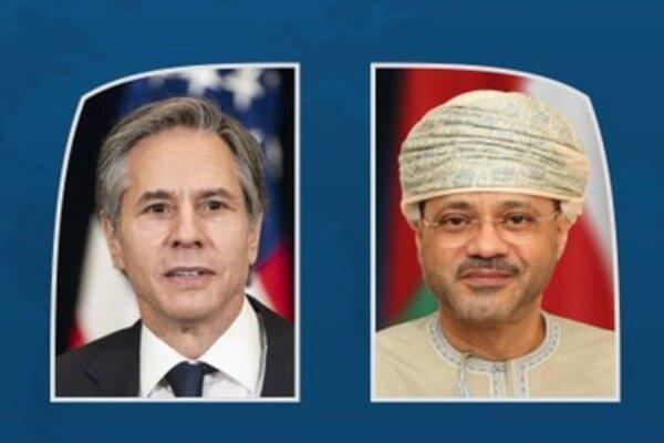 رایزنی وزیران خارجه آمریکا و عمان