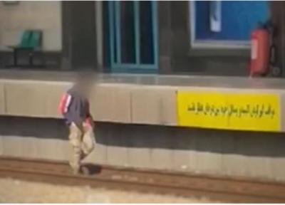 توضیح متروی تهران درخصوص ورود غیر مجاز یک فرد به حریم ریلی