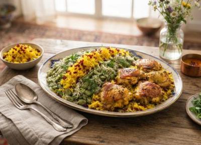 طرز تهیه باقالی پلو با مرغ؛ راز خوش عطری و مجلسی شدن غذا